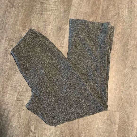 Vintage All That Jazz High Waisted Marled Grey Dress Pants Straight Flare - Picture 3 of 9